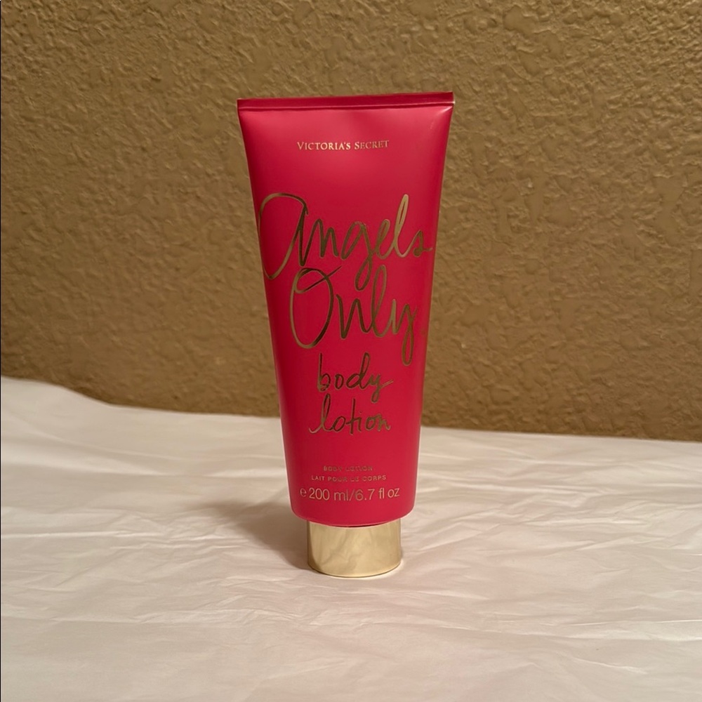 HTF Victoria's Secret Angels Only Body Lotion. 6.7 oz. 3/4 full. Retired Scent.